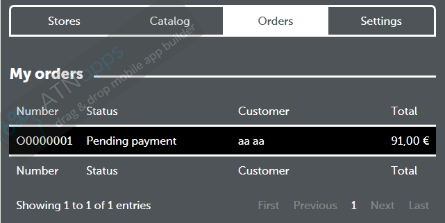E-Commerce order management